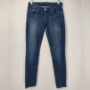 Levi's 524 Too Superlow Women's Dark Blue Skinny Jeans Size 5M